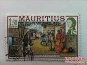外国邮票 毛里求斯 印第安人