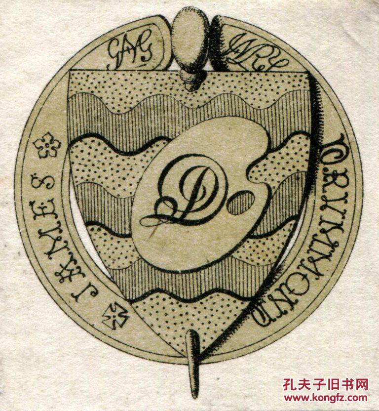 英国19世纪纹章藏书票之drummond家族