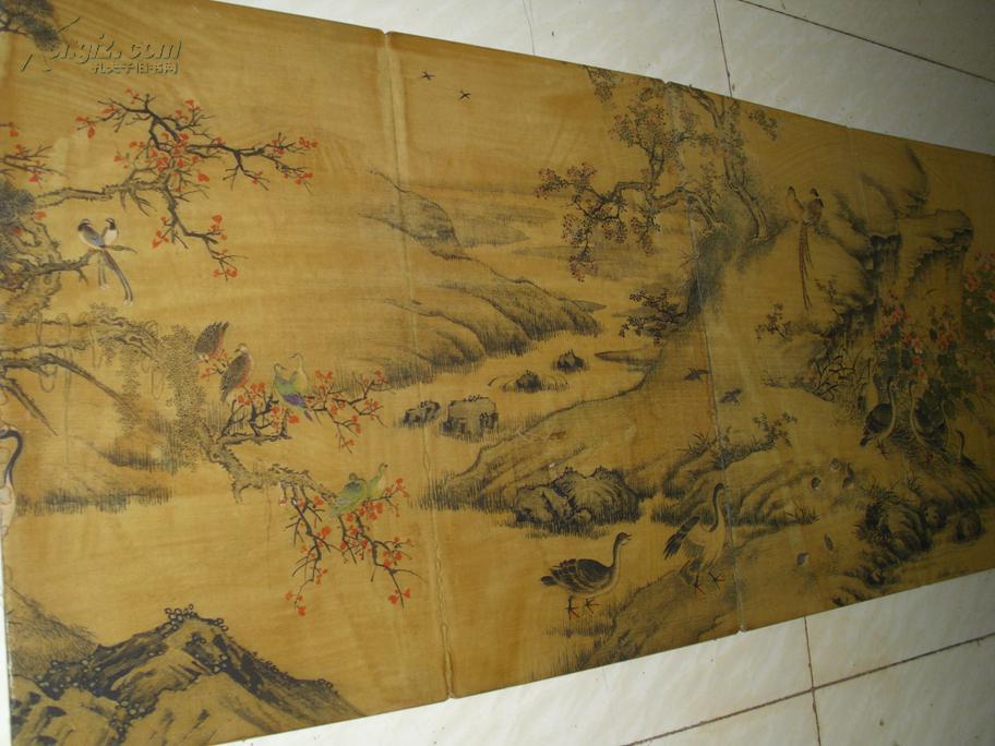 沈铨百鸟图画册全套三本老画古画国画字画绘画山水画人物画古董
