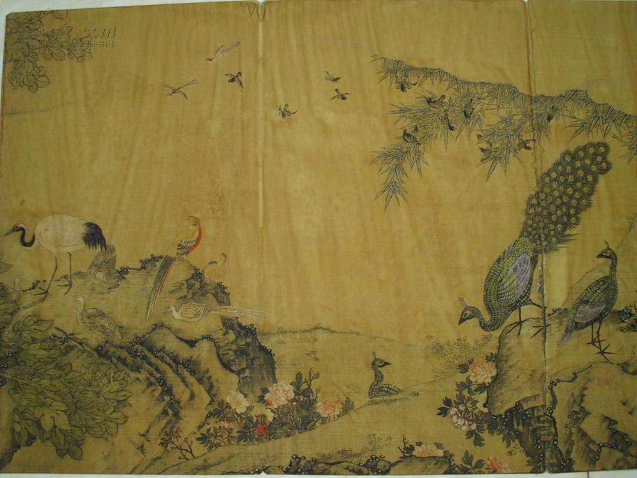 沈铨百鸟图画册 全套三本 老画古画国画字画绘画山水画人物画古董