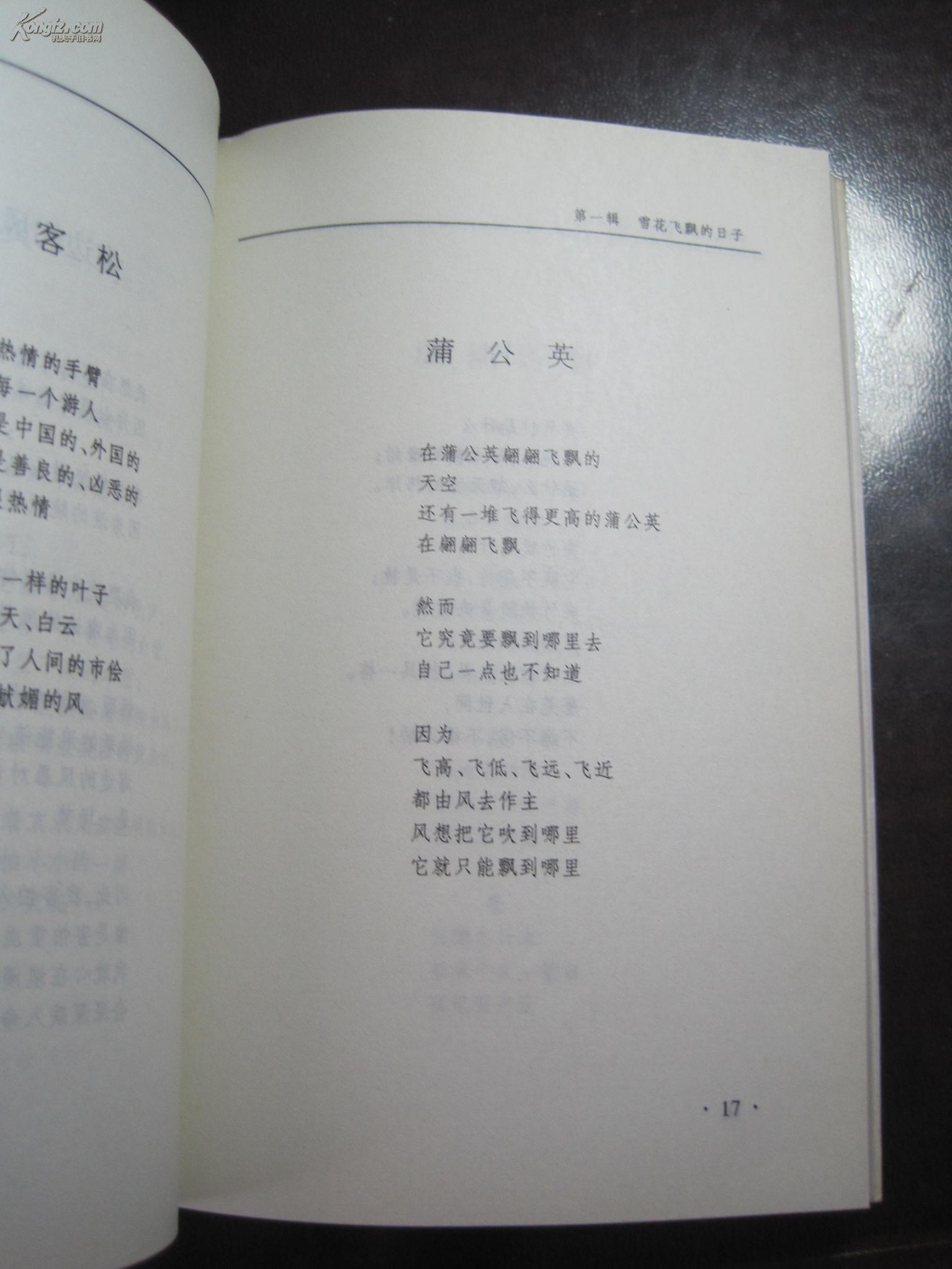 雪花飞飘的日子(诗歌集)卫克兴蓍 国际文化出版公司