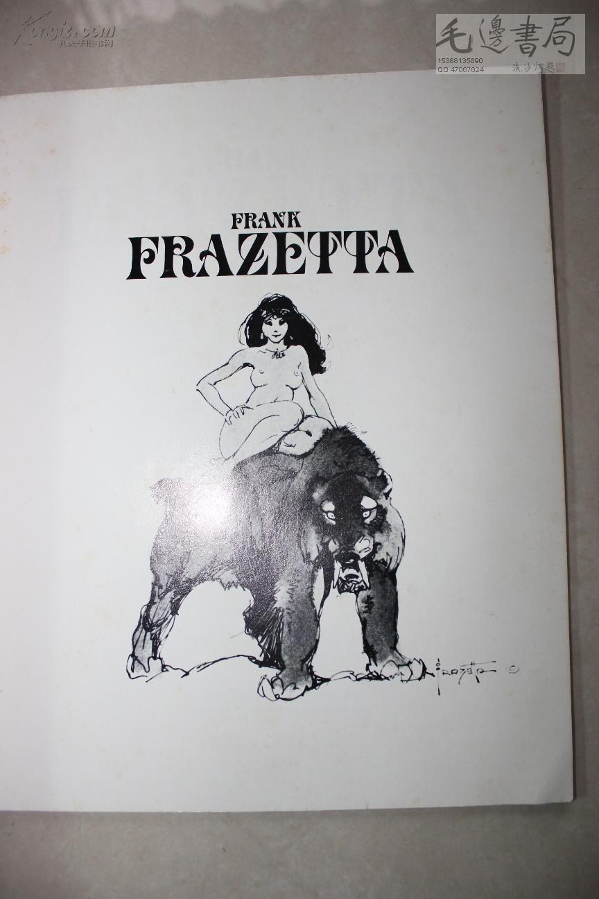 美国著名奇幻画家 《frank frazetta》 book five 【大16开平装,外文