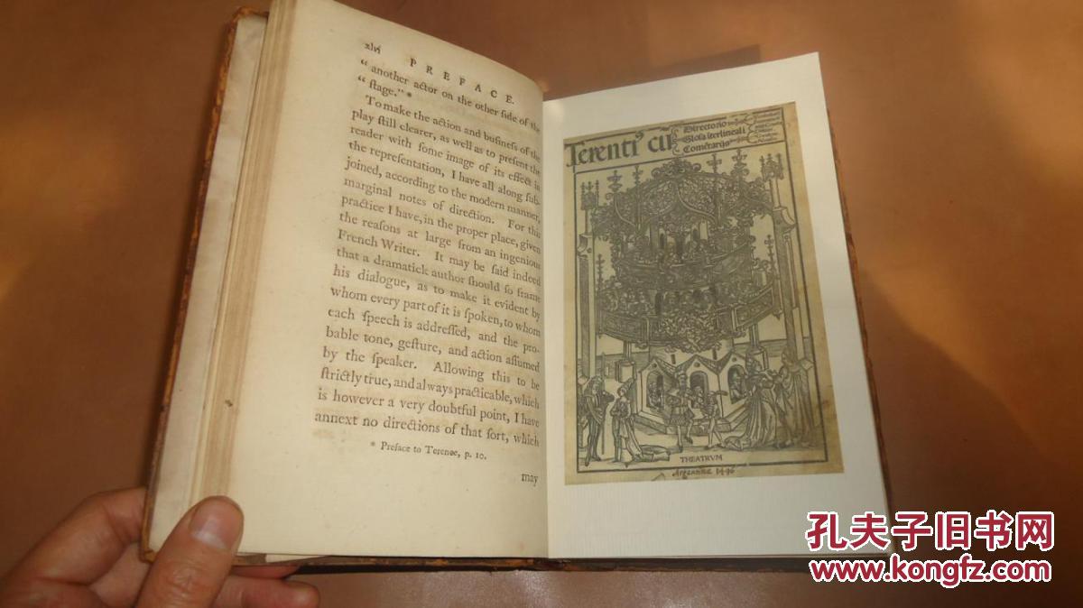 1769年comediesofterence–古罗马著名戏剧家泰伦斯喜剧集极珍贵小