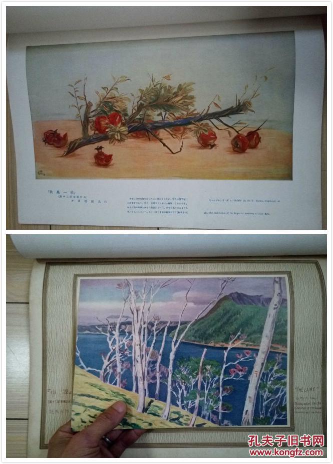 4厘米,美术作品展大量画作,部分是彩印贴图