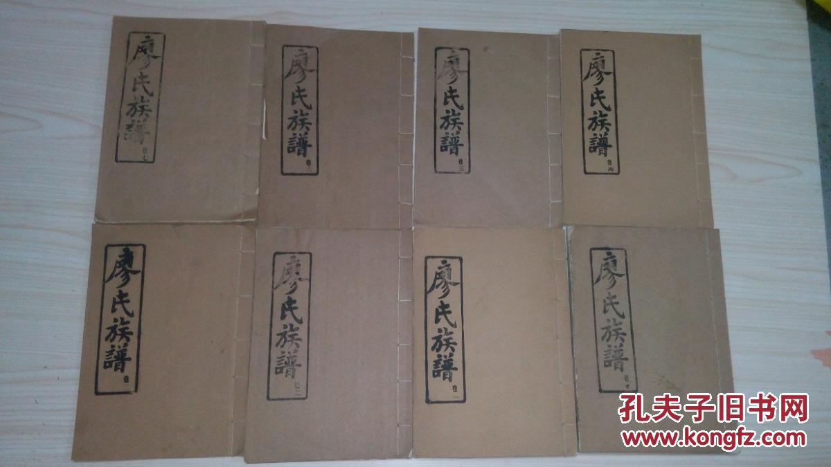家谱---廖氏族谱[武威堂] 1992年原版重印 卷一至卷七