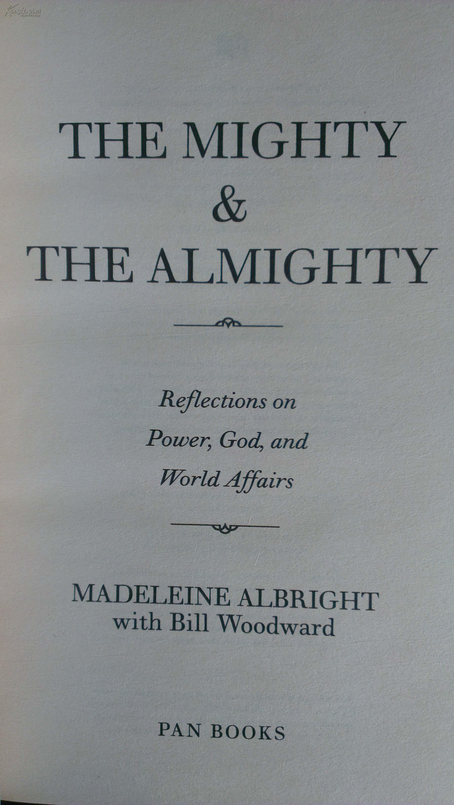 the mighty and the almighty: reflections on power, god, and