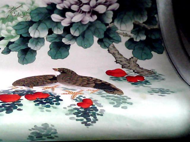 秦霞花鸟画