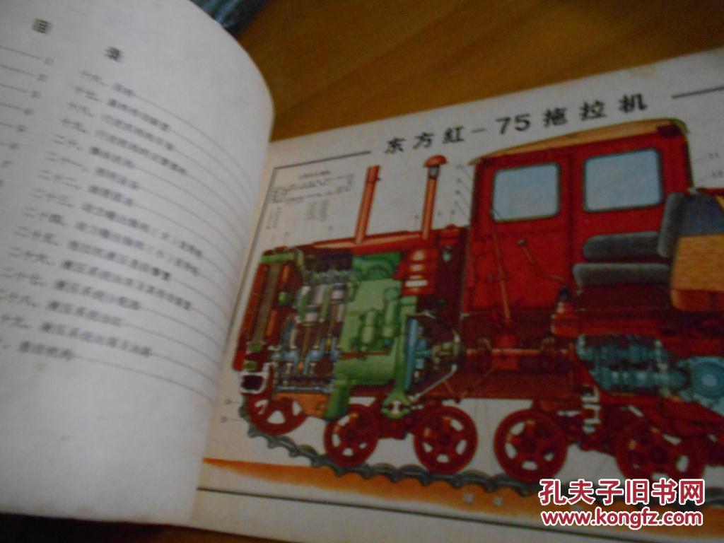 东方红-75拖拉机结构图册