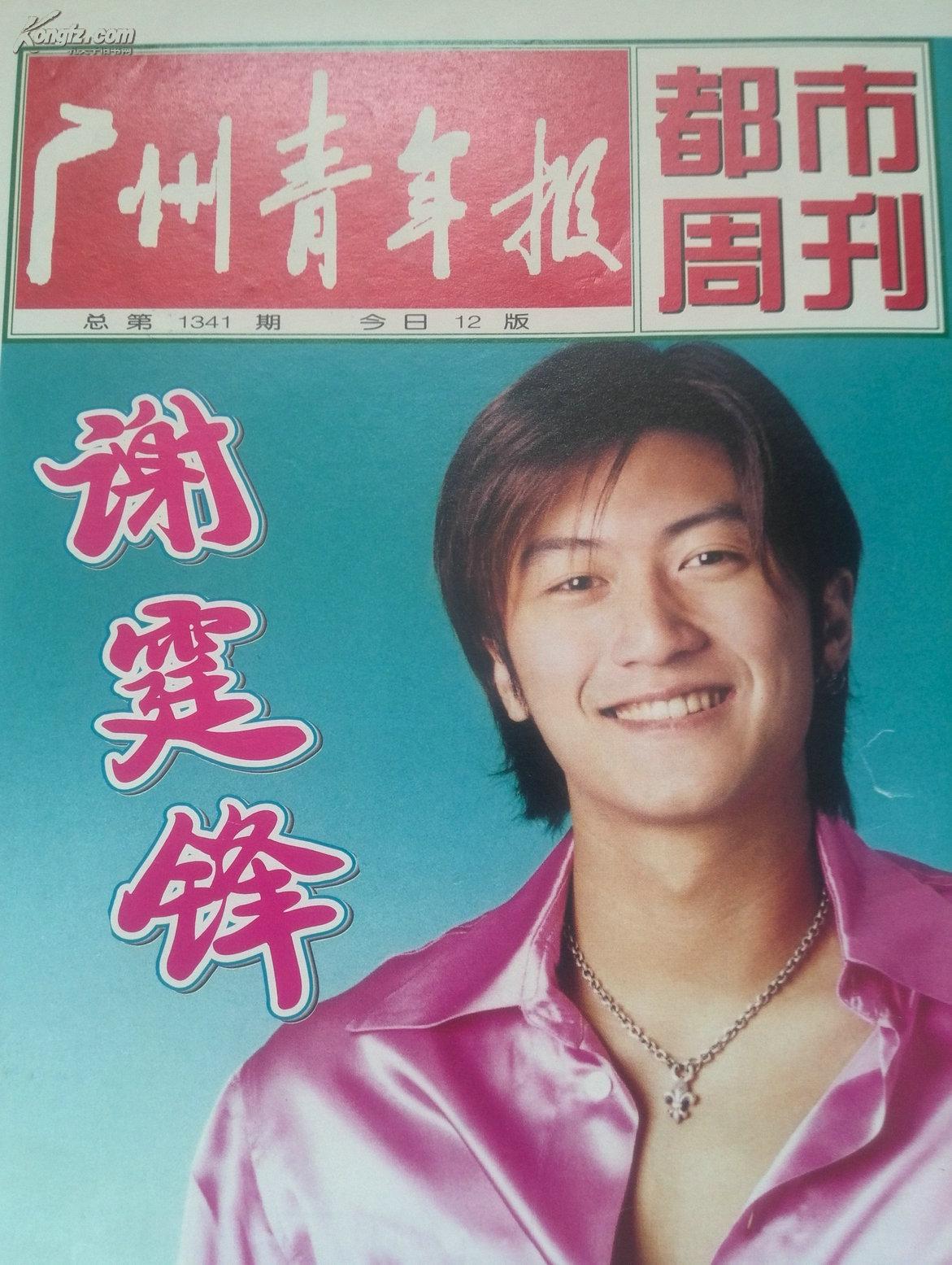 谢霆锋(对开彩铜版豪华明星封页)