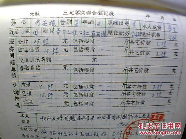 【图】山西省介休县三佳人民公社南两水大队四