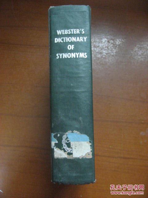 ICTIONARY OF SYNONYMS(韦氏同义词辞典)_