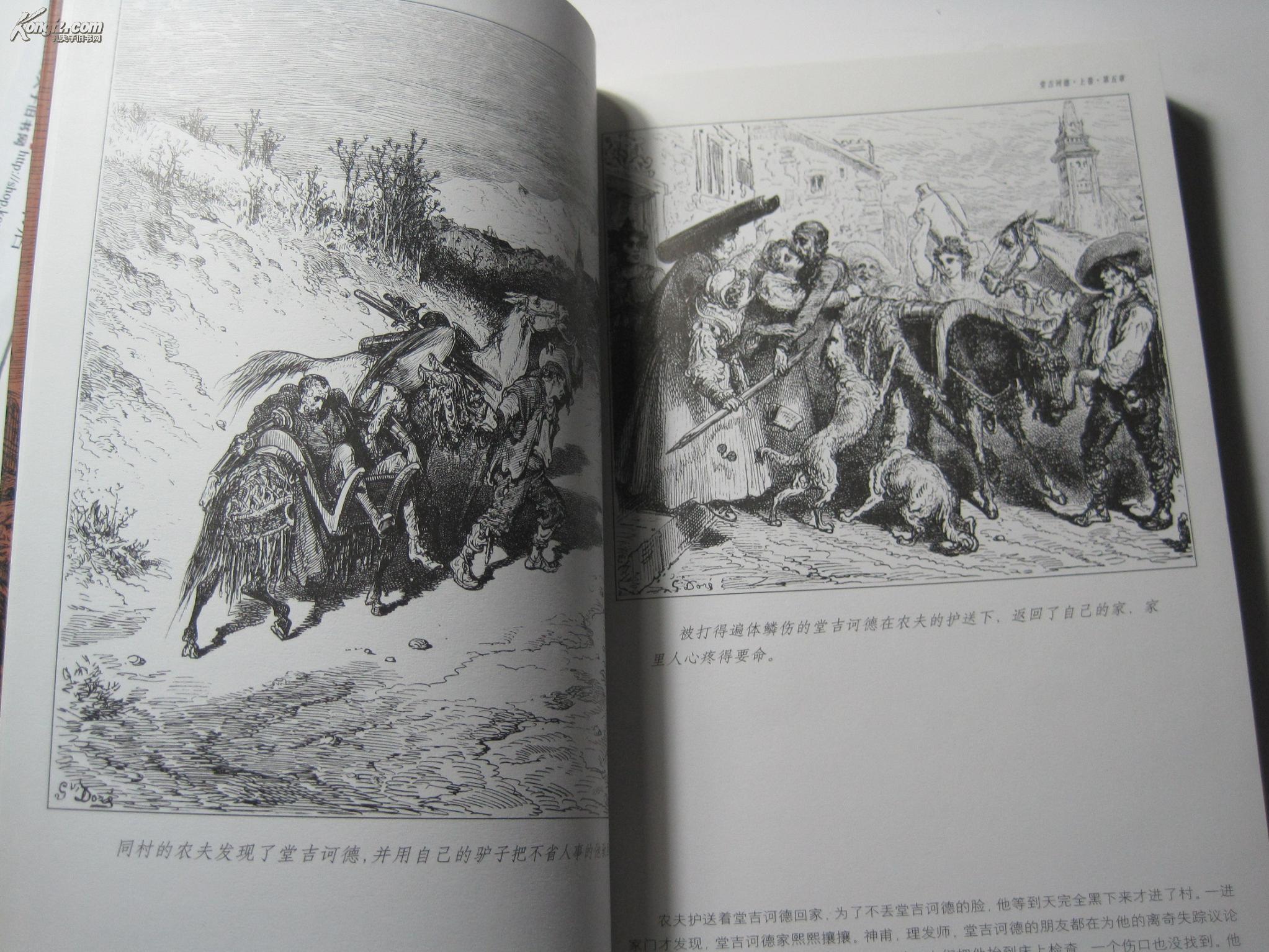 《堂吉诃德:插图珍藏本》(西)塞万提斯原著,多雷 插图