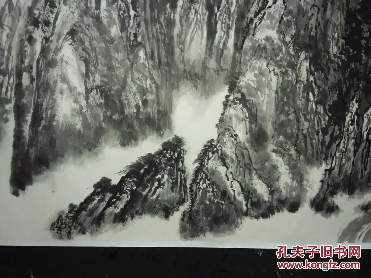 著名画家陈大章山水画作品