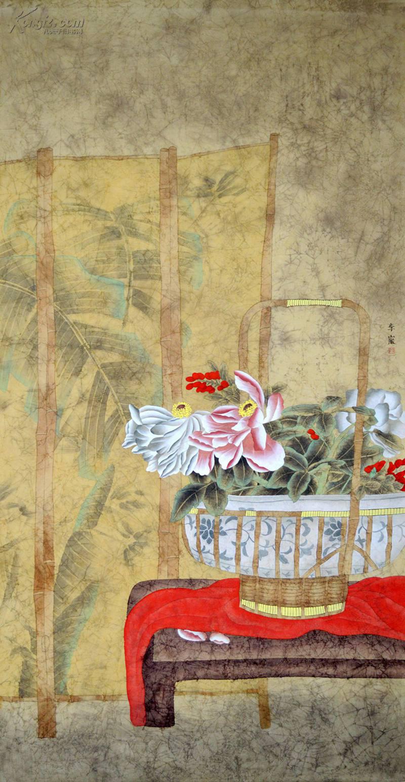 四尺整张仿古工笔花鸟画作品hn0692 拍品编号:23487264