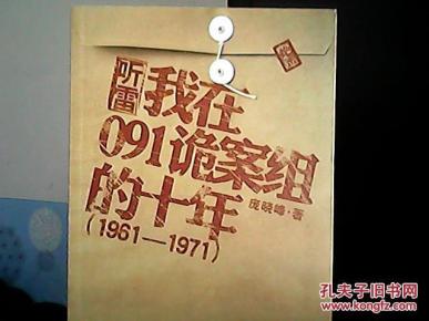 我在091诡案组的十年_简介_作者:庞晓峰