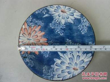 青花彩釉瓷盘