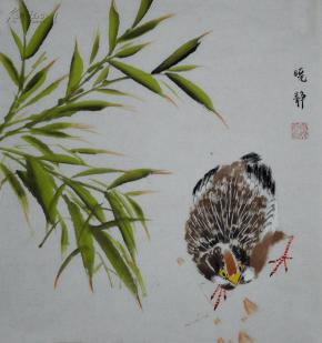 小品花鸟画鹌鹑hn2089_价格_国画_孔夫子旧书网