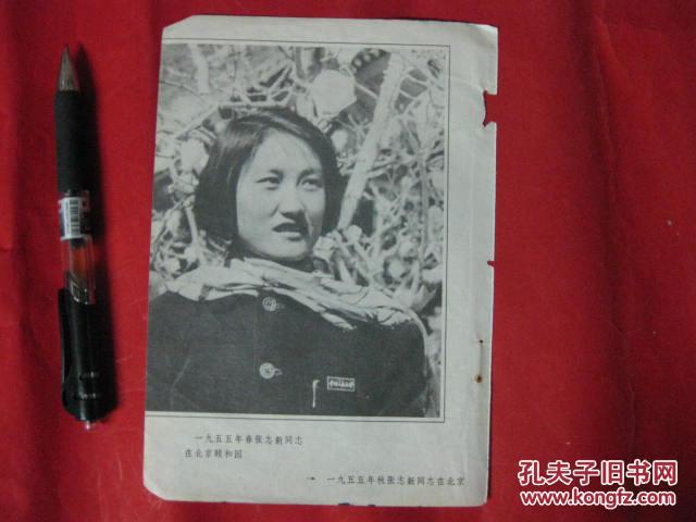 张志新画页6张12页32开