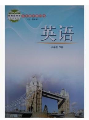 最新五四制鲁教版初中英语八年级下册课本 山