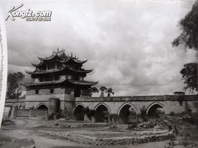 老照片 建水县文物普查存档照片18张
