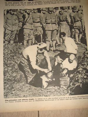 ykz【老画报  老照片】 抗战文献,1938年法国画报,关于南京大屠杀的2