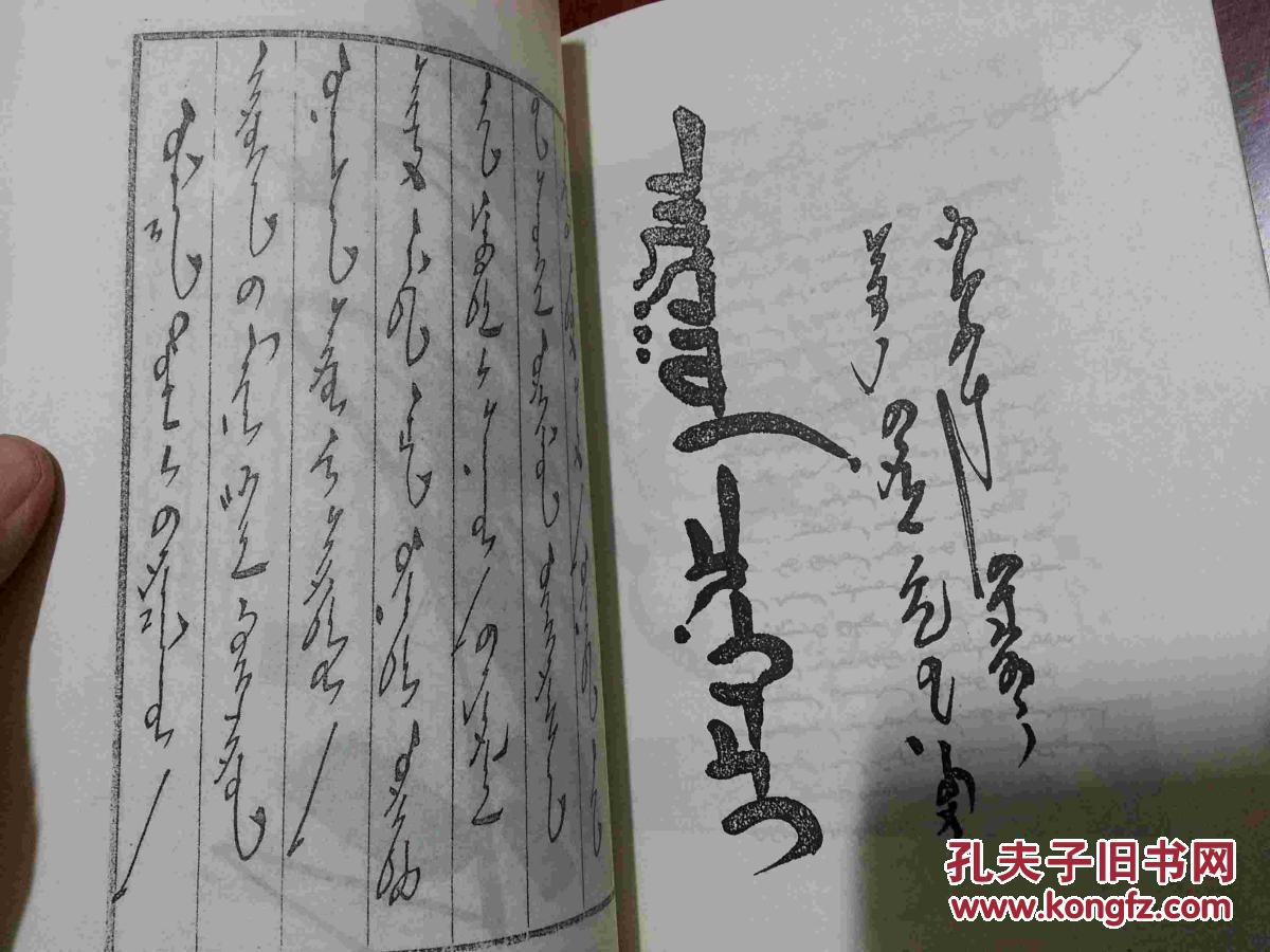 蒙古文书法学(蒙古文)
