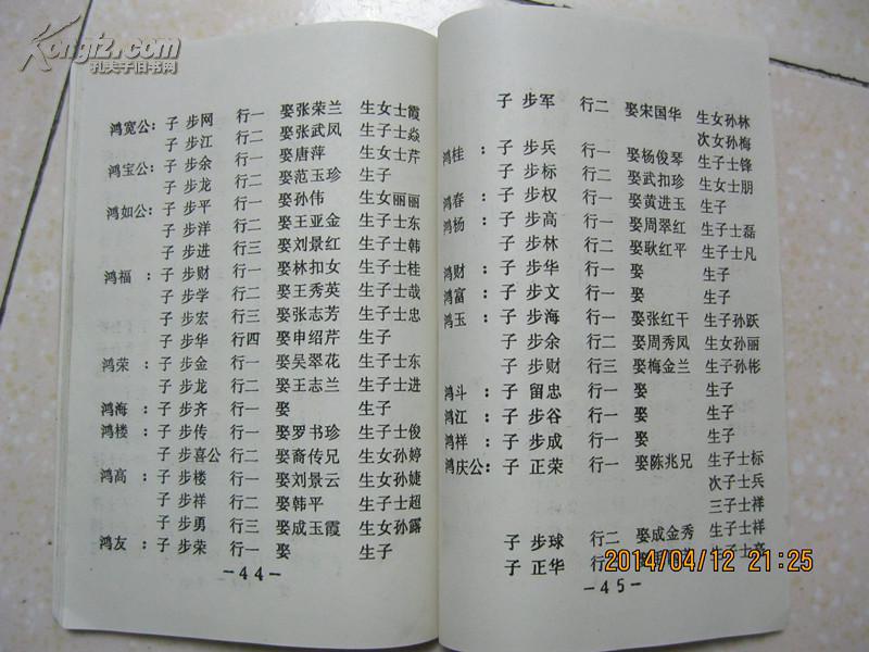 孙氏宗谱(江苏省盐城市盐都区.