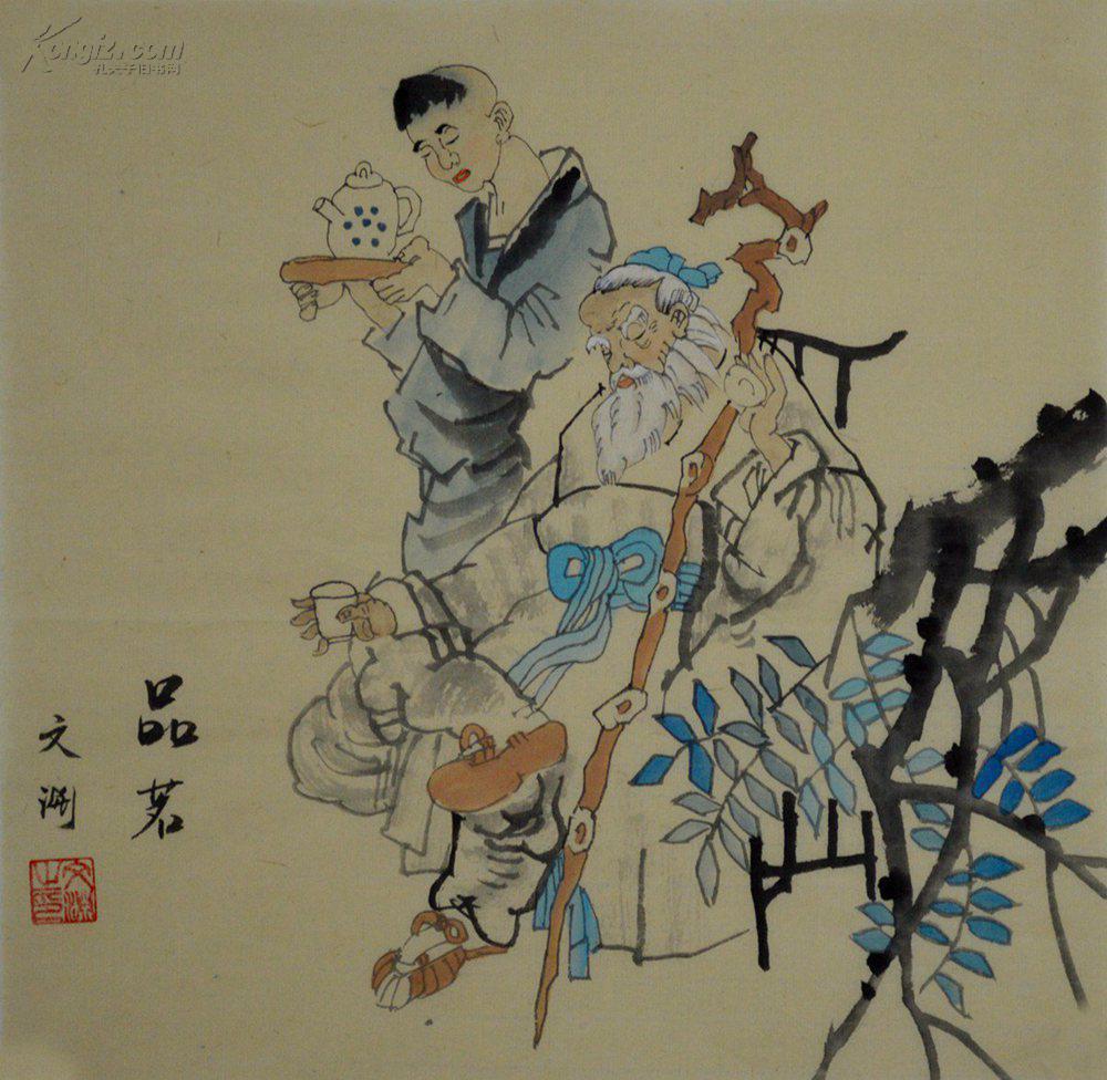 国画写意人物画rw0374