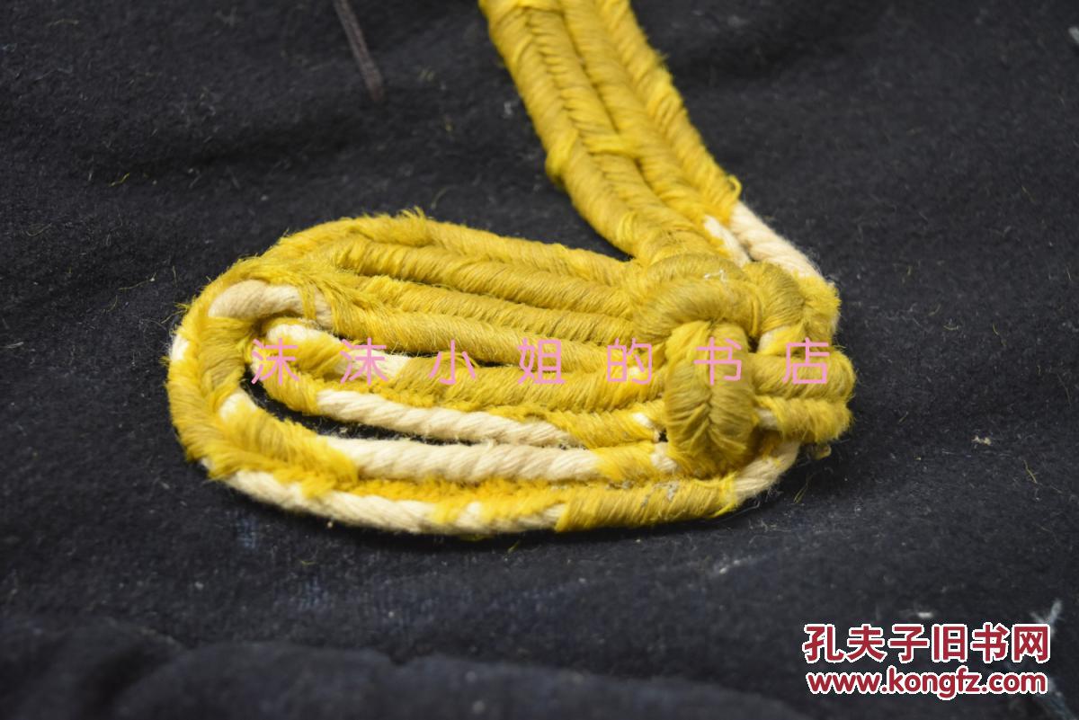 全网唯一 侵华史料《甲午战争日军骑兵军服》上衣一件 军装 日清战争 甲午战争 明治27,28年日本陆军制服 下士以下师团骑兵 明治维新以后日本陆军效仿法国军队西式风格军服