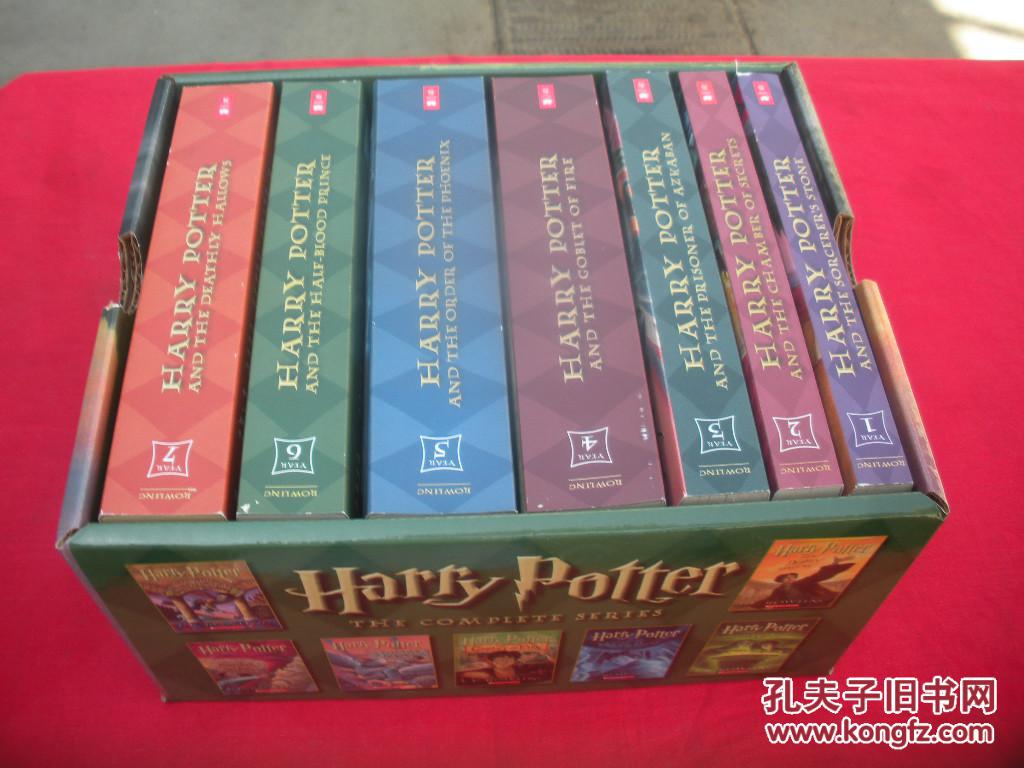 harry potter 1-7哈利波特英文原版全套【书名是孔网复制的因为不懂