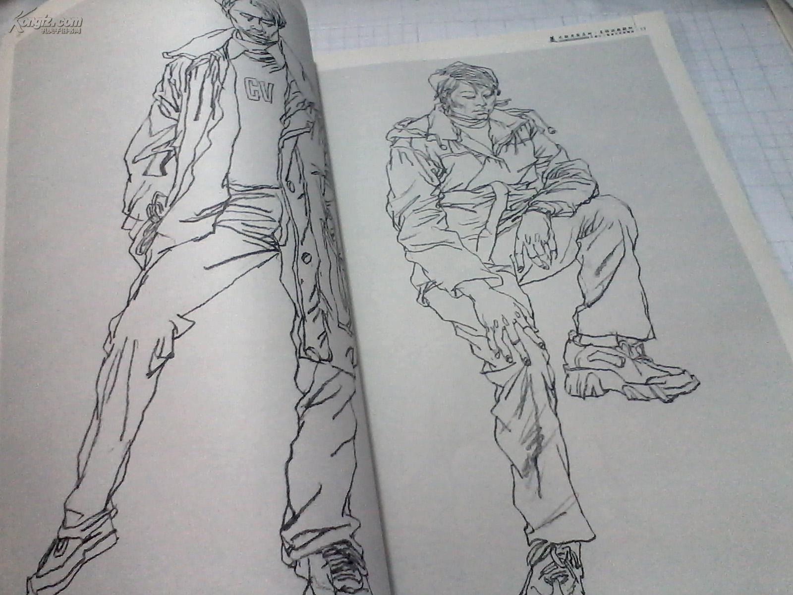 牛振江人物速写范画精选 牛振江素描速写 8开48页【正版库存】