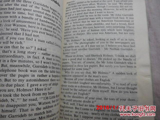 【图】《福尔摩斯短篇故事集》 英文版_价格: