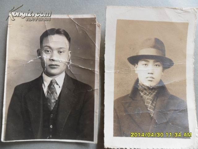 民国人物肖像老照片一组十张