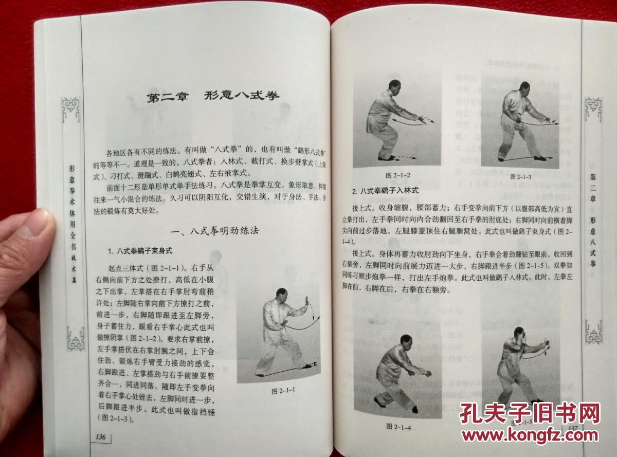 形意拳术体用全书(全三册)合售 含:五行功法篇 技法篇