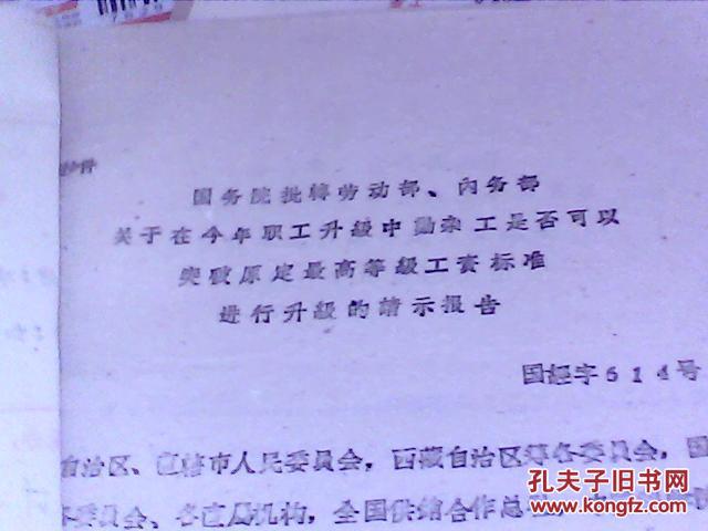 以突破原定的高等级工资标准进行升级的请示报