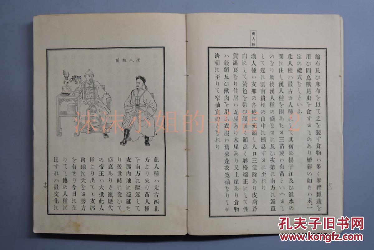 支那史》四卷四册 中日甲午战争前发行 日本明