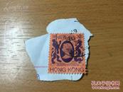 《女王双狮香港邮票》