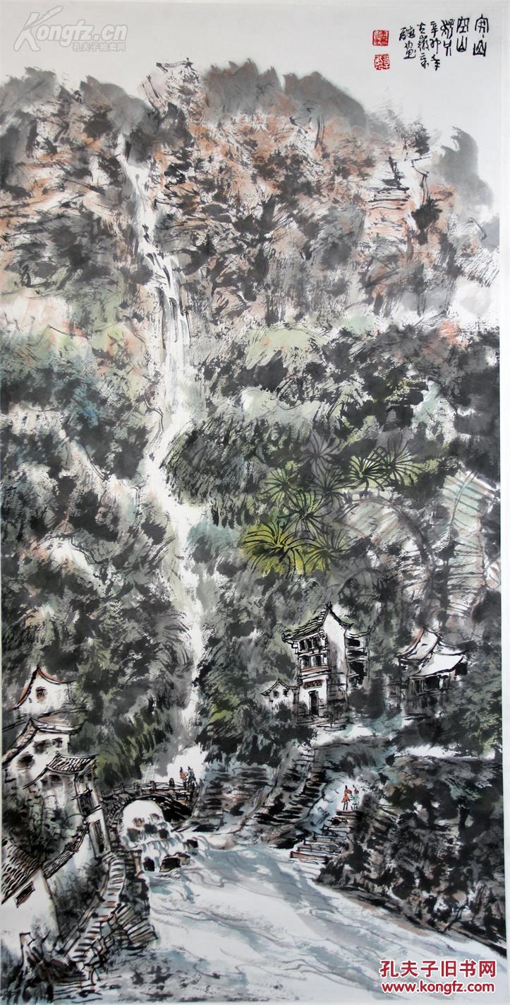 中国版画家协会常务理事,安徽省美术家协会主席章飚 国画作品