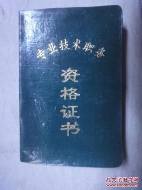 湖北省:专业技术职务资格证书(主管护士)_票证