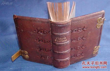 【外文古董书】1850年共同祈祷书(英文)。英文