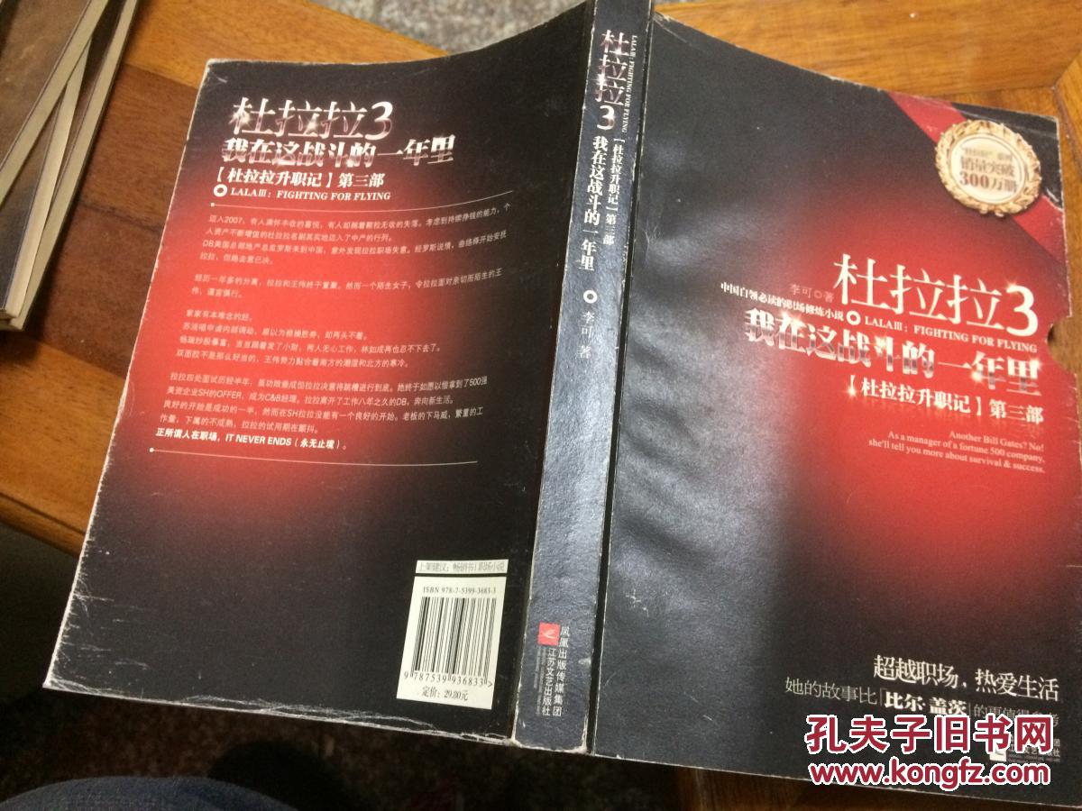 【图】杜拉拉3:我在这战斗的一年里_价格:2.00