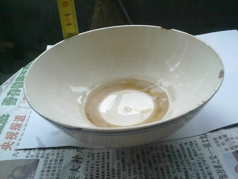 老式.瓷碗 18/0.5厘米 如图所制