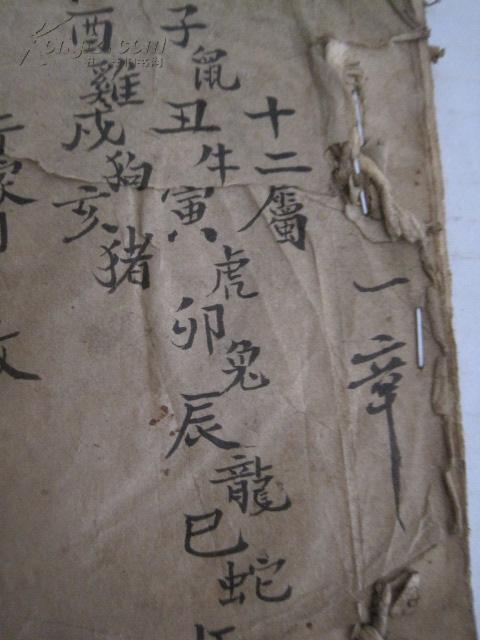 清代手抄 《择日倒头包袱》32开本