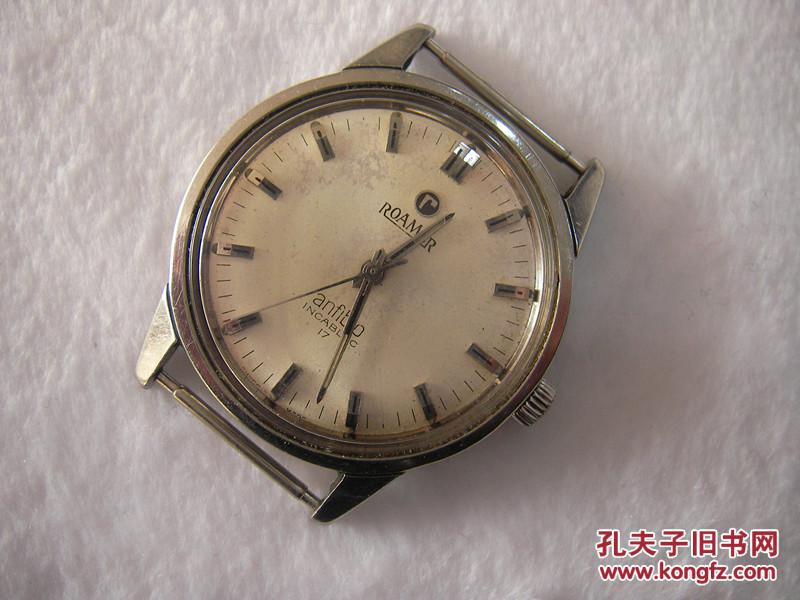 二手古董表 瑞士原装罗马表 414机芯 17钻