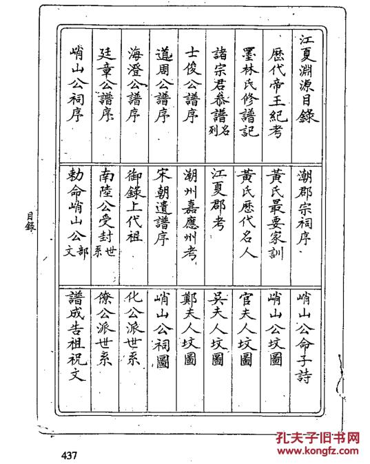 家谱----江夏渊源黄氏族谱集成 16开 206页 光绪十六年(1889年)版