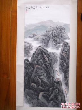 常州名家 江可群先生 山水轴