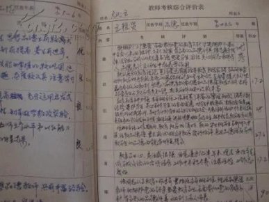 教师业务档案【10几页,个人总结等