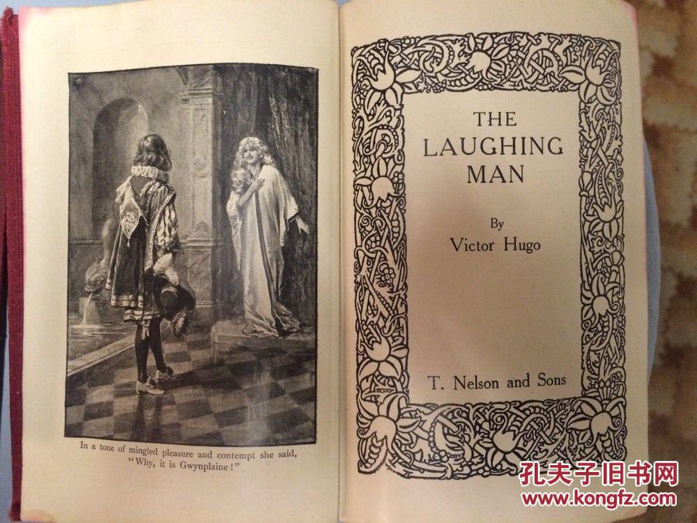 世界名著,雨果作品约1890年出版《笑面人与九三年》两