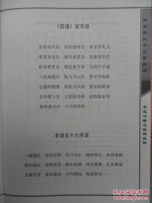 家谱梓溪邹氏族谱十三修第二卷精装版一厚册