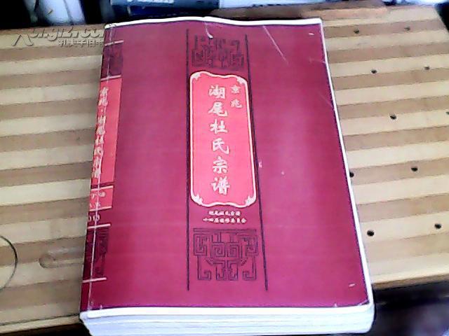 京兆.湖尾杜氏宗谱.人丁谱卷五.大16开巨厚